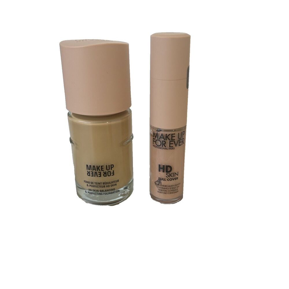 Make Up For Ever HD Skin Makeup Set- Foundation 232WO & Concealer 2N34 NEW